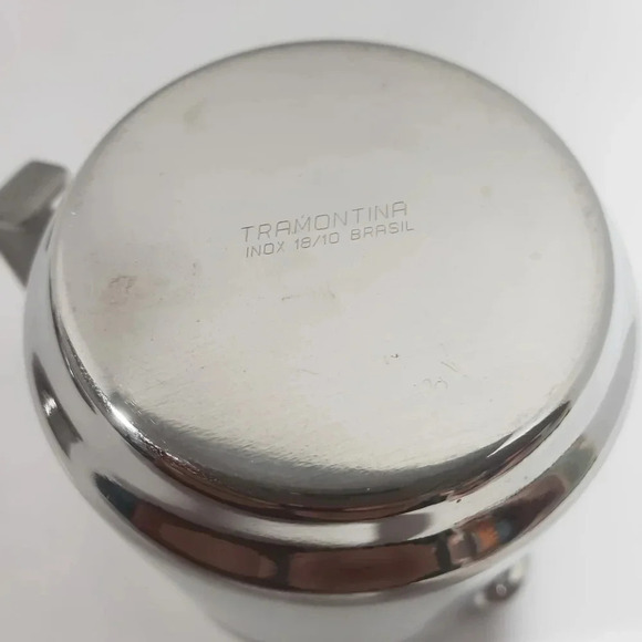 Tramontina Stainless  Sugar and Creamer Set. - Picture 9 of 13